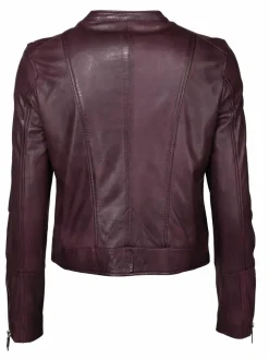 Maze Jacken & Westen*Damen Lederjacke rosenholz uni