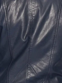 Maze Jacken & Westen*Damen Lederjacke blau uni