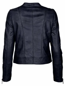 Maze Jacken & Westen*Damen Lederjacke blau uni