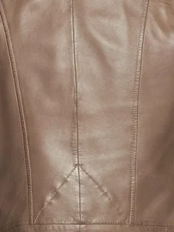 Maze Jacken & Westen*Damen Lederjacke taupe uni