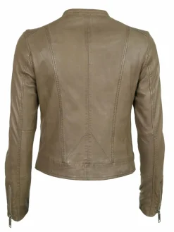 Maze Jacken & Westen*Damen Lederjacke taupe uni