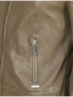 Maze Jacken & Westen*Damen Lederjacke taupe uni