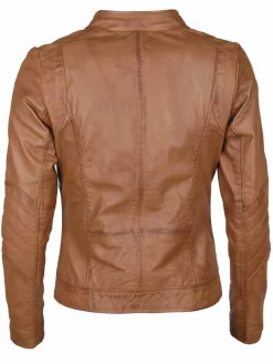 Maze Jacken & Westen*Damen Lederjacke cognac uni
