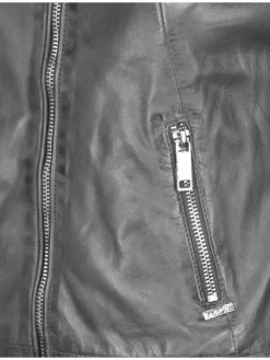 Maze Jacken & Westen*Damen Lederjacke grau uni