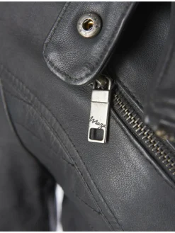 Maze Jacken & Westen*Damen Lederjacke grau uni