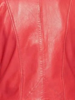 Maze Jacken & Westen*Damen Lederjacke rot uni