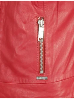 Maze Jacken & Westen*Damen Lederjacke rot uni
