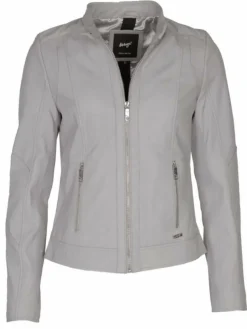 Maze Jacken & Westen*Damen Lederjacke lila uni