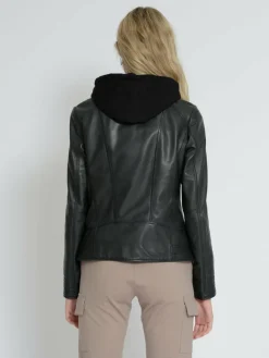 Mustang Blazer*Damen Lederjacke grau uni