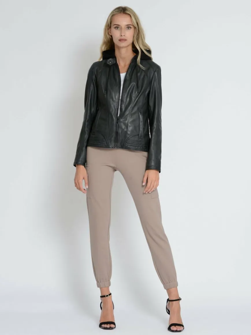 Mustang Blazer*Damen Lederjacke grau uni