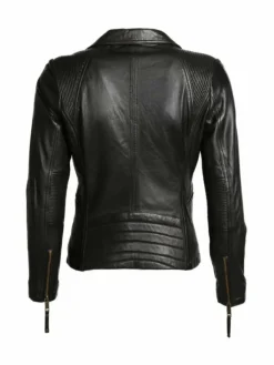 JCC Jacken & Westen*Damen Lederjacke schwarz uni