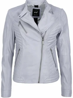 Maze Jacken & Westen*Damen Lederjacke lila uni