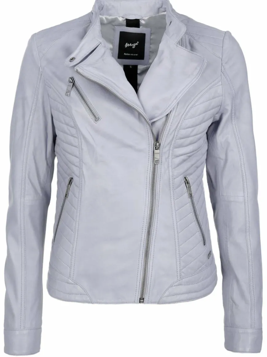 Maze Jacken & Westen*Damen Lederjacke lila uni