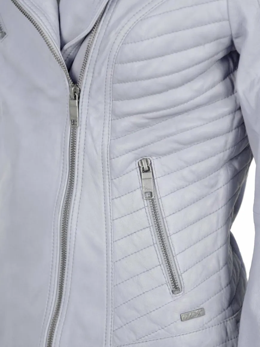 Maze Jacken & Westen*Damen Lederjacke lila uni