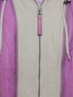 Maze Blazer*Damen Lederjacke lila uni