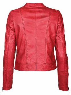 Maze Jacken & Westen*Damen Lederjacke rot uni
