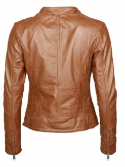 Maze Jacken & Westen*Damen Lederjacke cognac uni