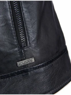 Maze Jacken & Westen*Damen Lederjacke schwarz uni