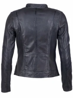 Maze Jacken & Westen*Damen Lederjacke schwarz uni