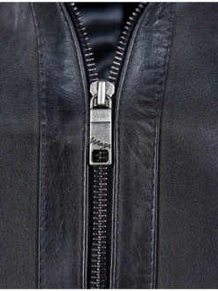 Maze Jacken & Westen*Damen Lederjacke schwarz uni