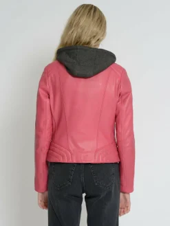 Mustang Blazer*Damen Lederjacke rot uni