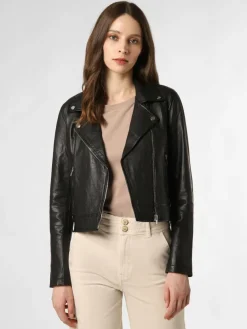 Rino & Pelle Jacken & Westen*Damen Lederjacke - Elora schwarz uni