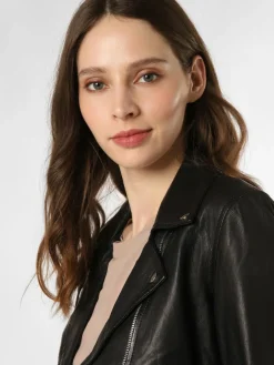 Rino & Pelle Jacken & Westen*Damen Lederjacke - Elora schwarz uni