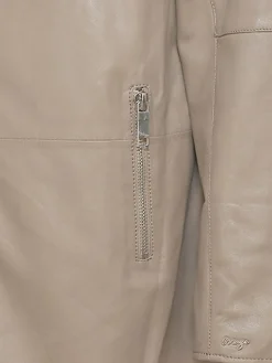 Maze Jacken & Westen*Damen Ledermantel sand uni