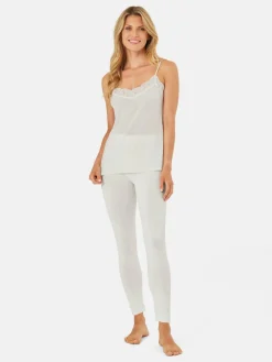 Masai Hosen*Damen Leggings weiß uni