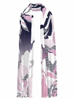 Frank Walder Schals & Tücher*Damen Leichtes Tuch mehrfarbig gemustert