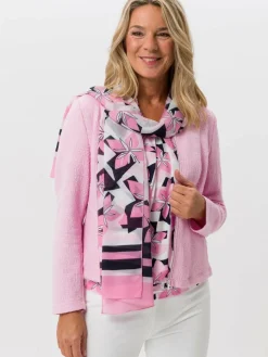 Frank Walder Schals & Tücher*Damen Leichtes Tuch mehrfarbig gemustert