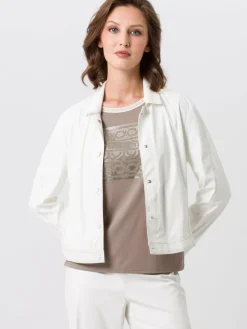 TUZZI Blazer*Damen Leichtjacke weiß uni