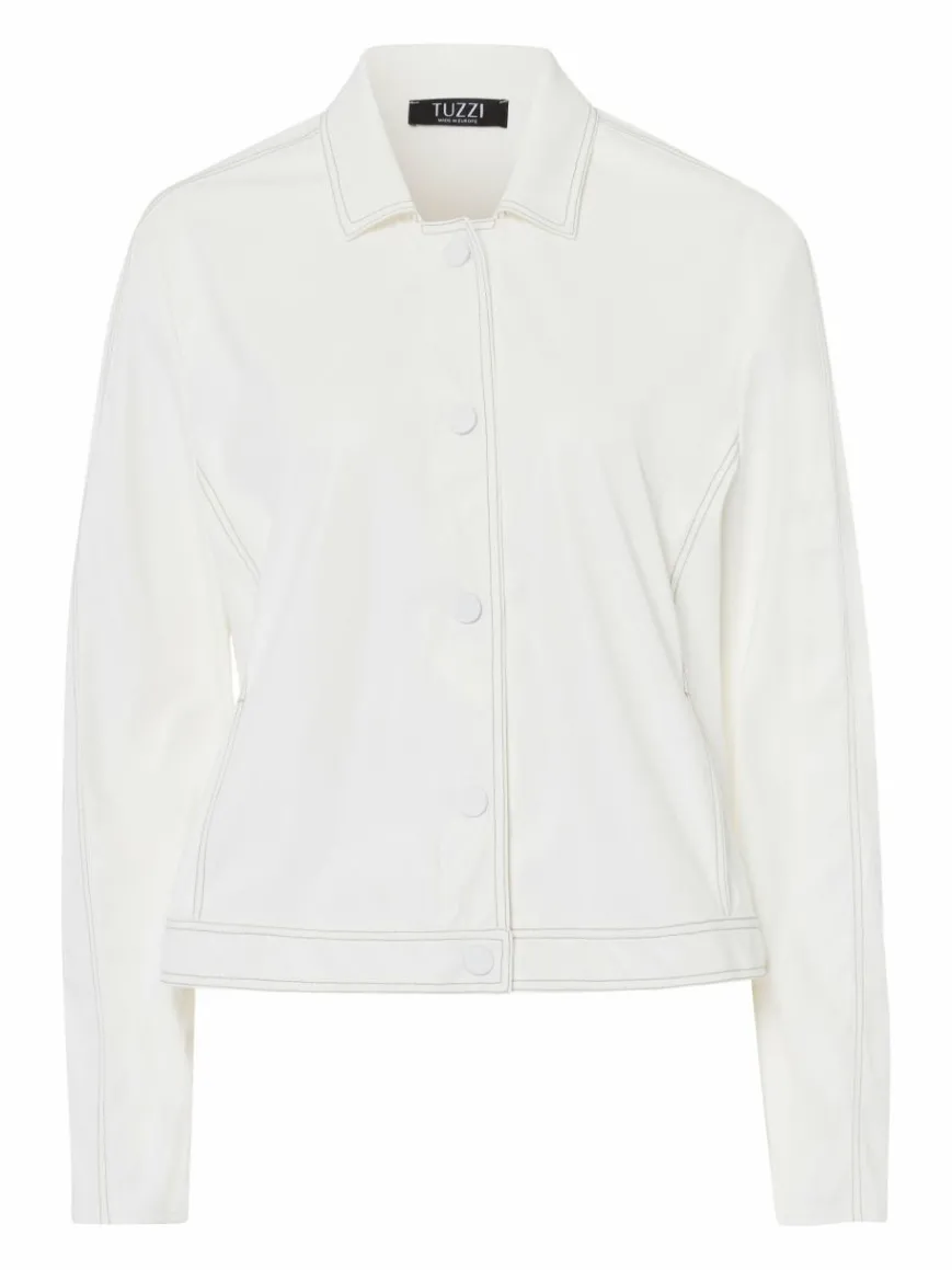 TUZZI Blazer*Damen Leichtjacke weiß uni