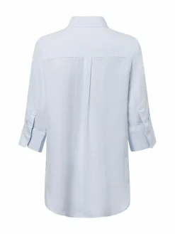 Marie Lund Blusen*Damen Leinenbluse - Rihab hellblau uni