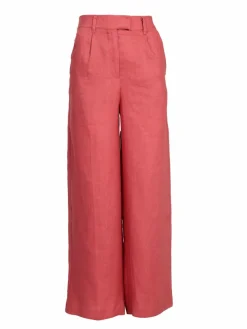 Vicci Germany Hosen*Damen Leinenhose rosa uni