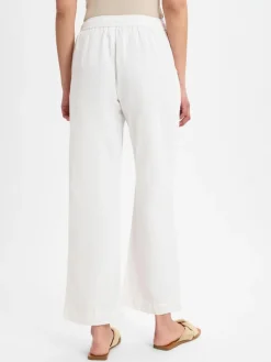 Neo Noir Hosen*Damen Leinenhose - Sonar Linen weiß uni