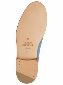 Henry Stevens Slipper*Damen Loafer – Amelia PL hellblau uni