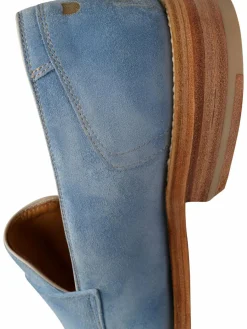 Henry Stevens Slipper*Damen Loafer – Amelia PL hellblau uni