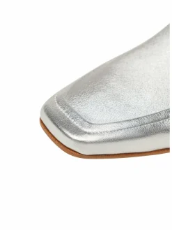 Henry Stevens Slipper*Damen Loafer – Audrey HVL silber uni