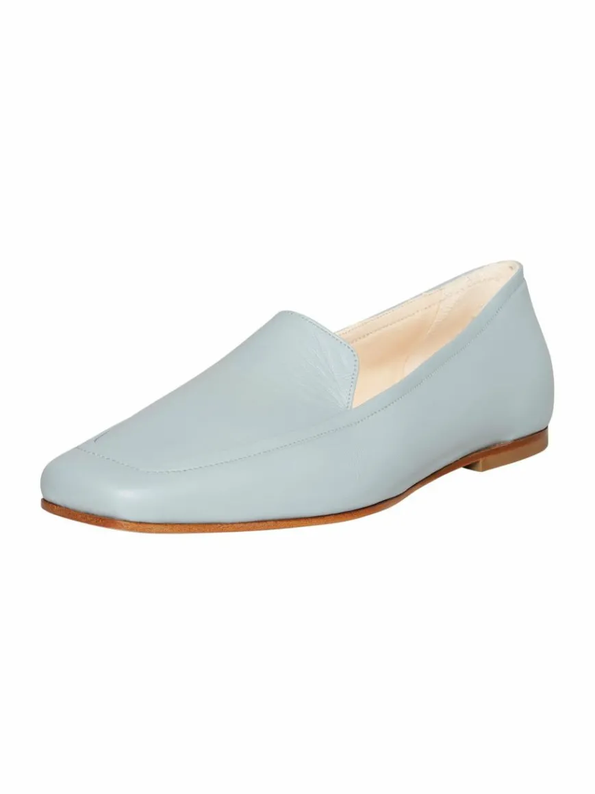Henry Stevens Slipper*Damen Loafer – Audrey HVL blau uni