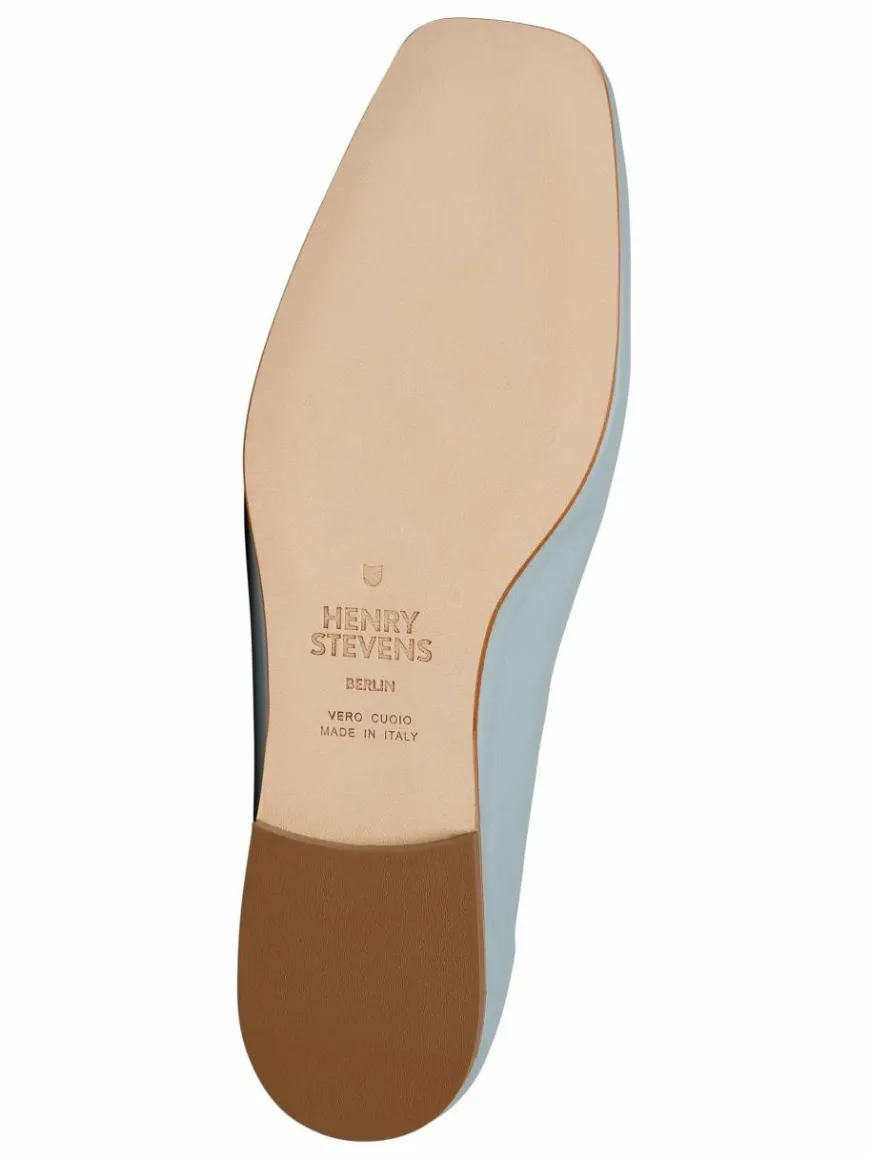 Henry Stevens Slipper*Damen Loafer – Audrey HVL blau uni