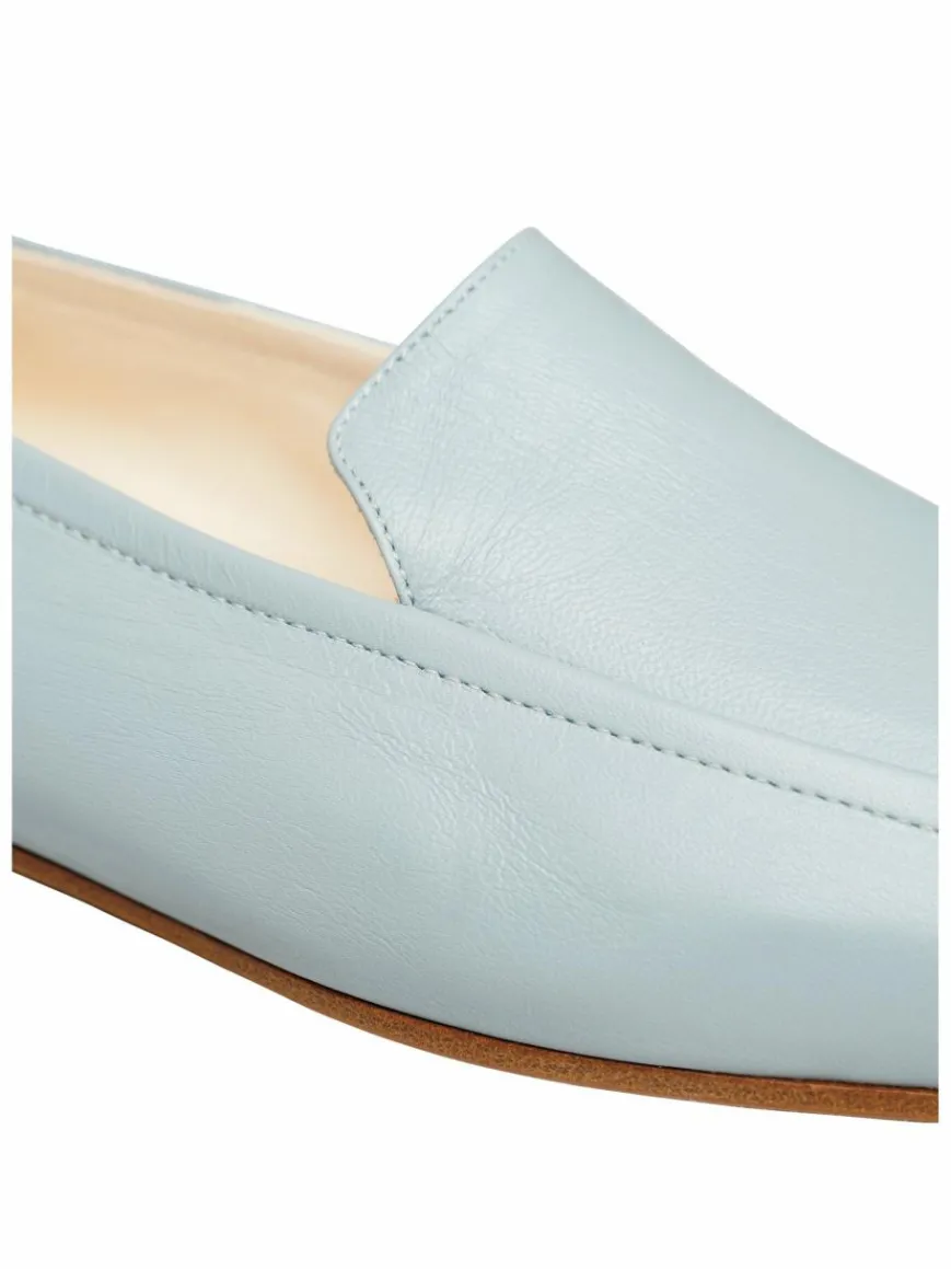 Henry Stevens Slipper*Damen Loafer – Audrey HVL blau uni