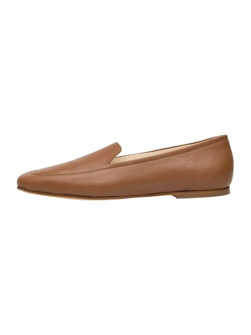 Henry Stevens Slipper*Damen Loafer – Audrey HVL braun uni