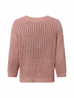 Betty Barclay Pullover & Strickjacken*Damen Lochstrickpullover altrosa meliert