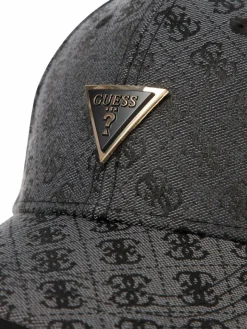 GUESS Mützen & Hüte*Damen Logo-Cap anthrazit gemustert