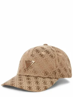 GUESS Mützen & Hüte*Damen Logo-Cap camel gemustert