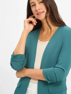 mbyM Blazer*Damen Long Blazer - Weronka smaragd uni