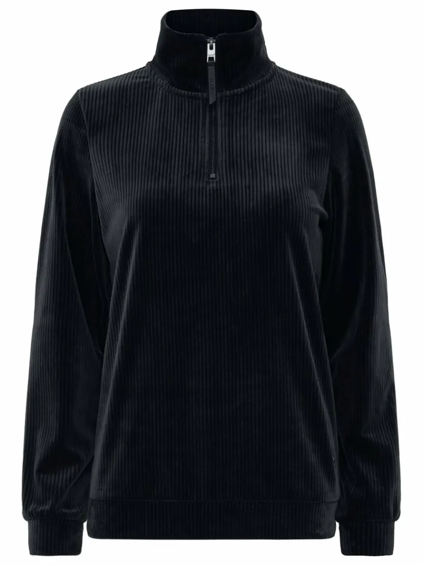 OXMO Sweatshirts & Sweatjacken*Damen Longsweatshirt - OXEBBA schwarz uni
