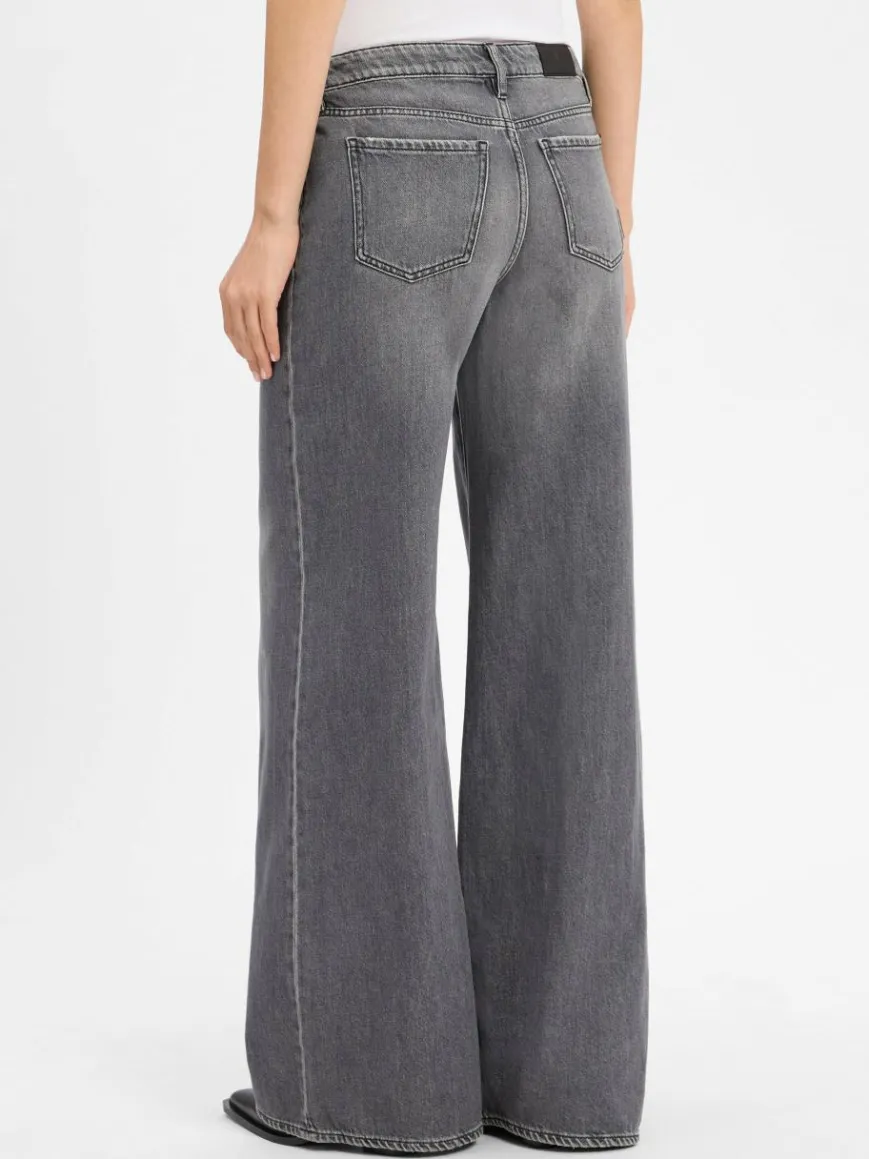 Armani Exchange Jeans|Hosen*Damen Loose Fit Jeans grau uni