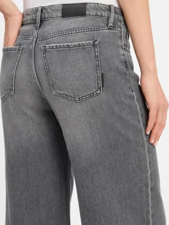 Armani Exchange Jeans|Hosen*Damen Loose Fit Jeans grau uni